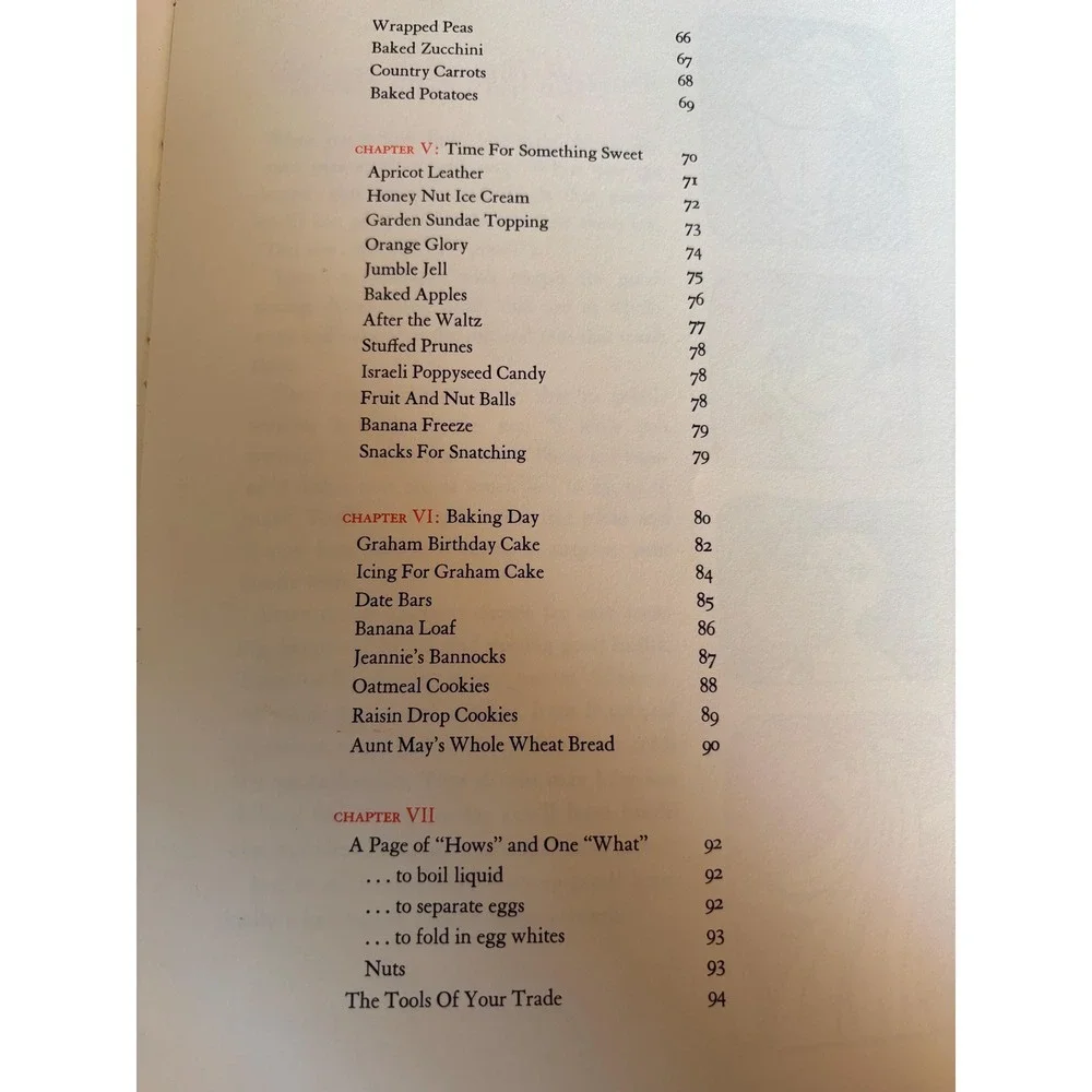1 Pinch of Sunshine, 1/2 Cup of Rain; Natural Food Recipes for Young People 1973